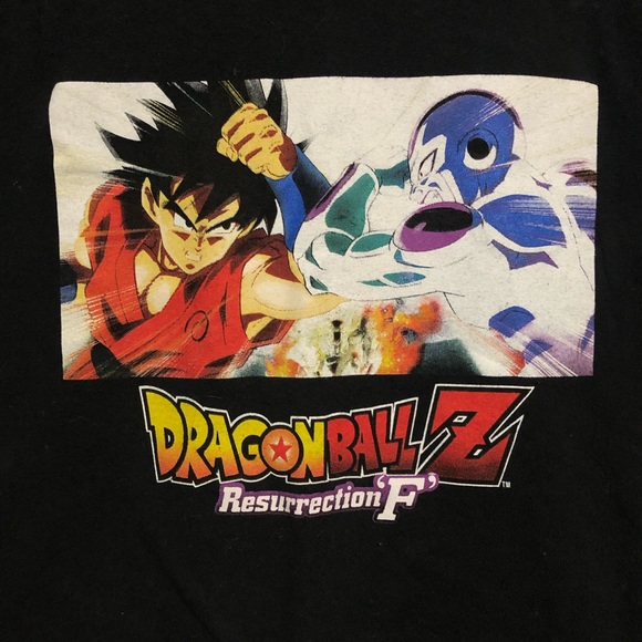 Vintage Dragon Ball Z Resurrection Of F Shirt - Picture 2 of 3